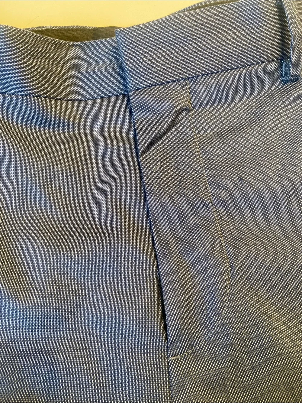 JF J. Ferrar Slim Blue Suit 46R and 35x30 pant EUC